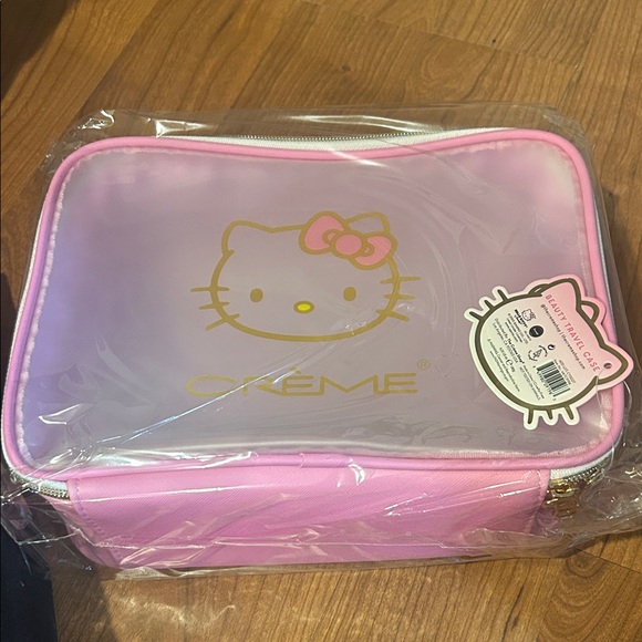 Hello Kitty Handbags - Hello Kitty Pink and White Cosmetic Case